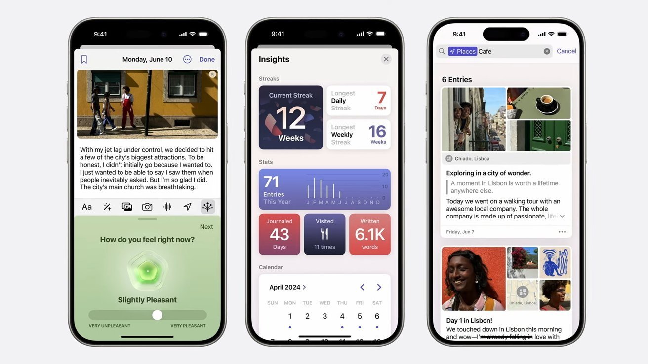Increase your experience with diaries with iOS 18 magazines